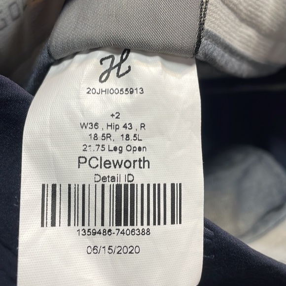 J.Hilburn Blue Performance Golf Shorts. Men’s size 36 Waist. ⛳️ - Picture 13 of 13